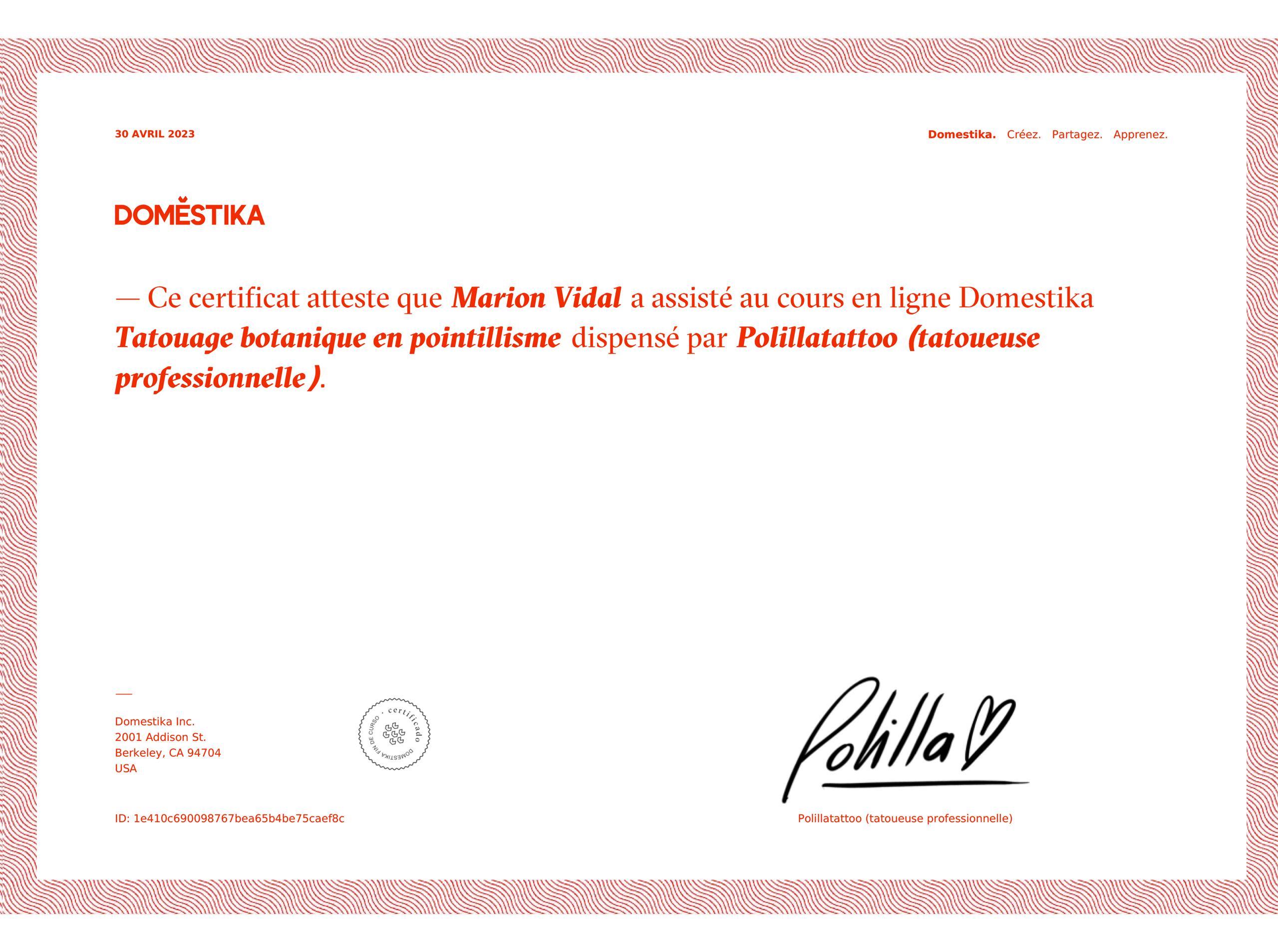 certificat-tatouage-botanique-pointillisme